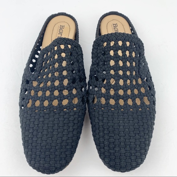 Born Shoes Born Cameo Mules Lattice Crochet Leather Born Shoes Born Cameo Mules Lattice Crochet Leather